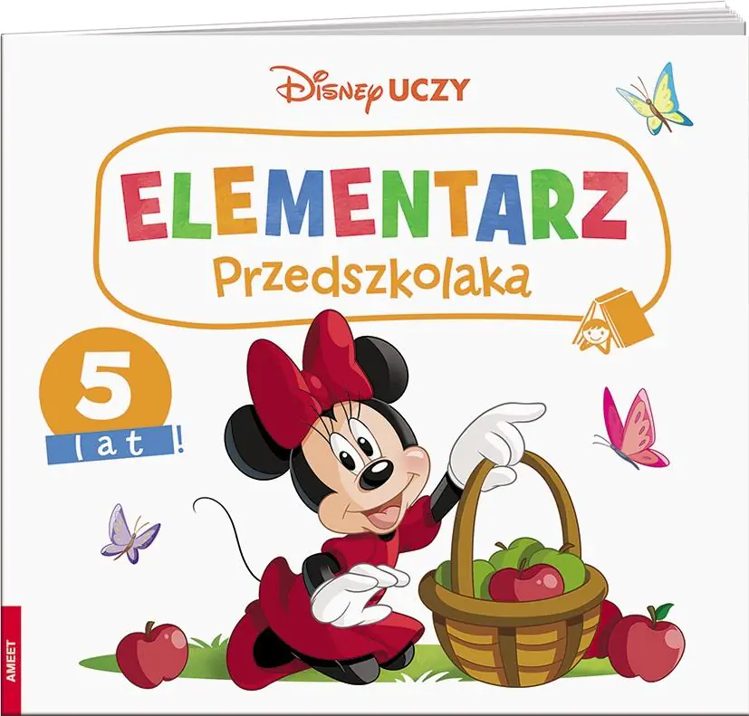 Książka - Disney Uczy. Minnie. Elementarz przedszkolaka. 5 lat