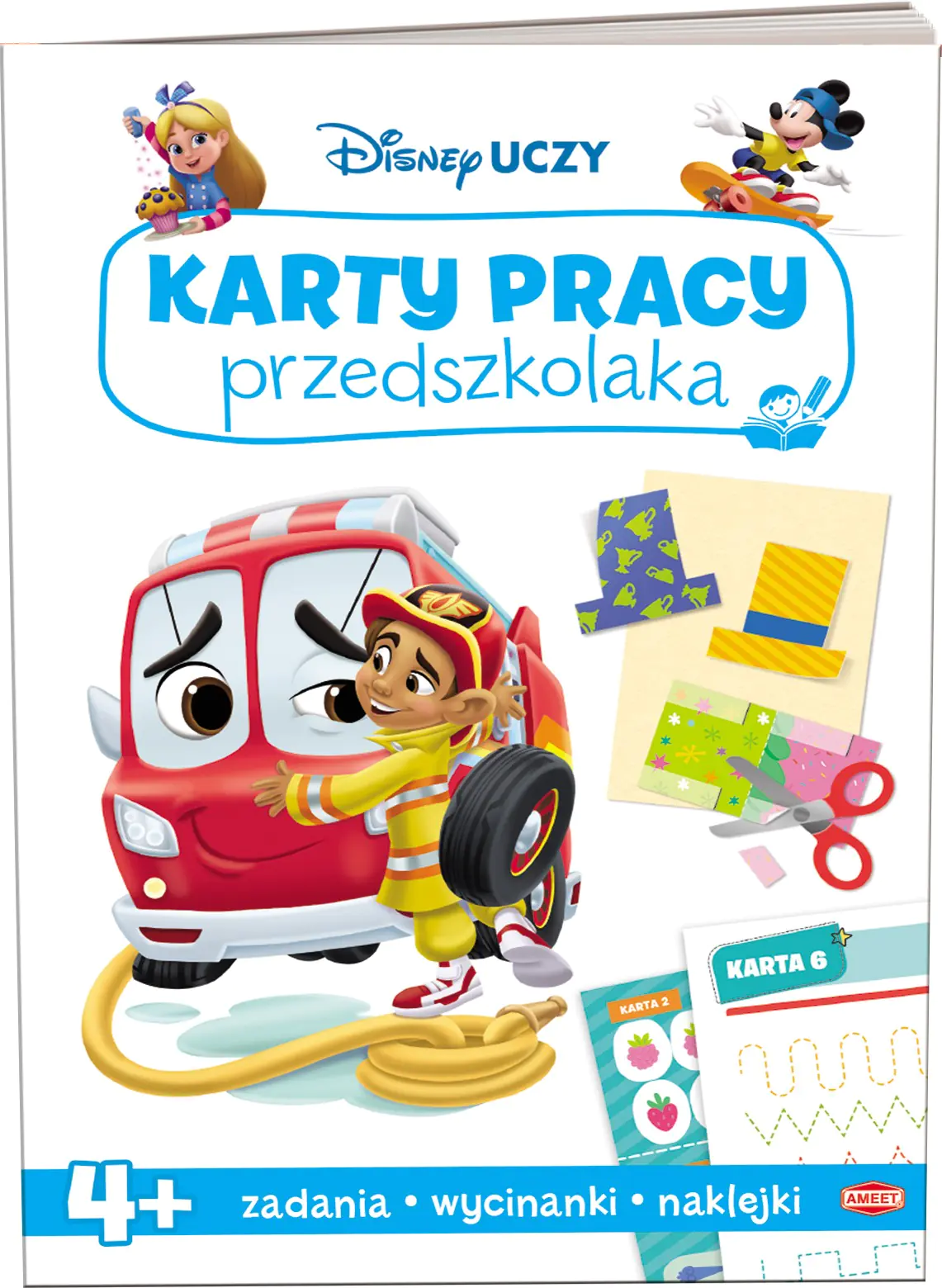 Książka - Disney Uczy. Karty pracy przedszkolaka