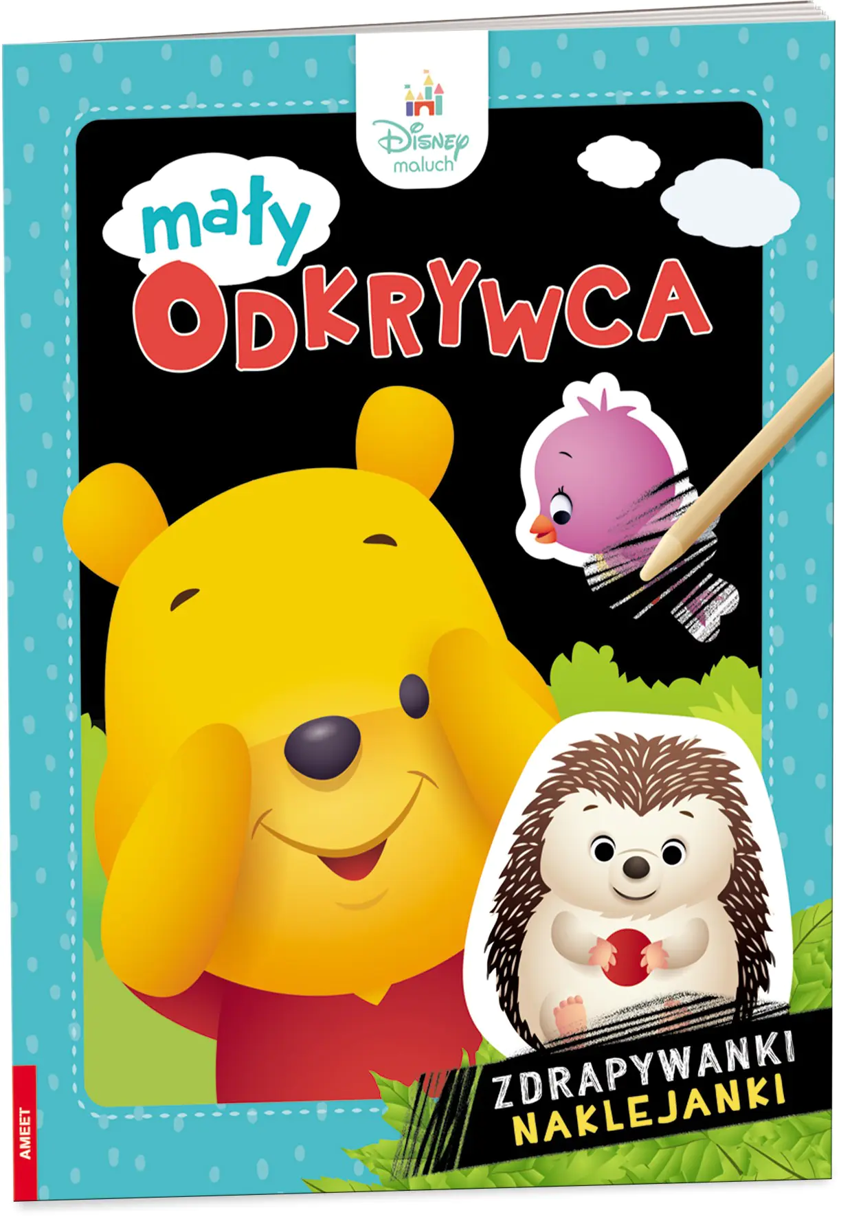 Książka - Mały odkrywca. Zdrapywanki naklejanki. Disney Maluch