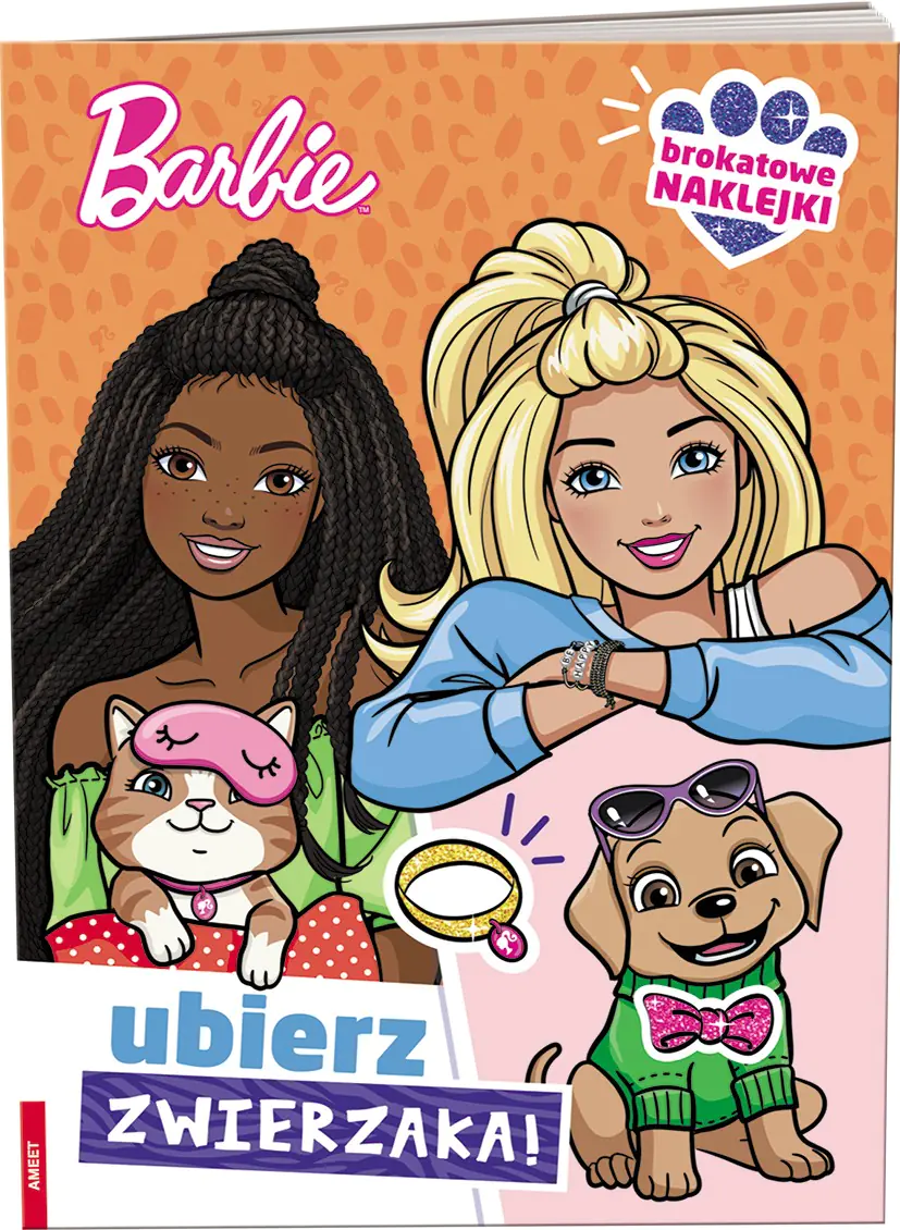 Książka - Barbie. Ubierz zwierzaka
