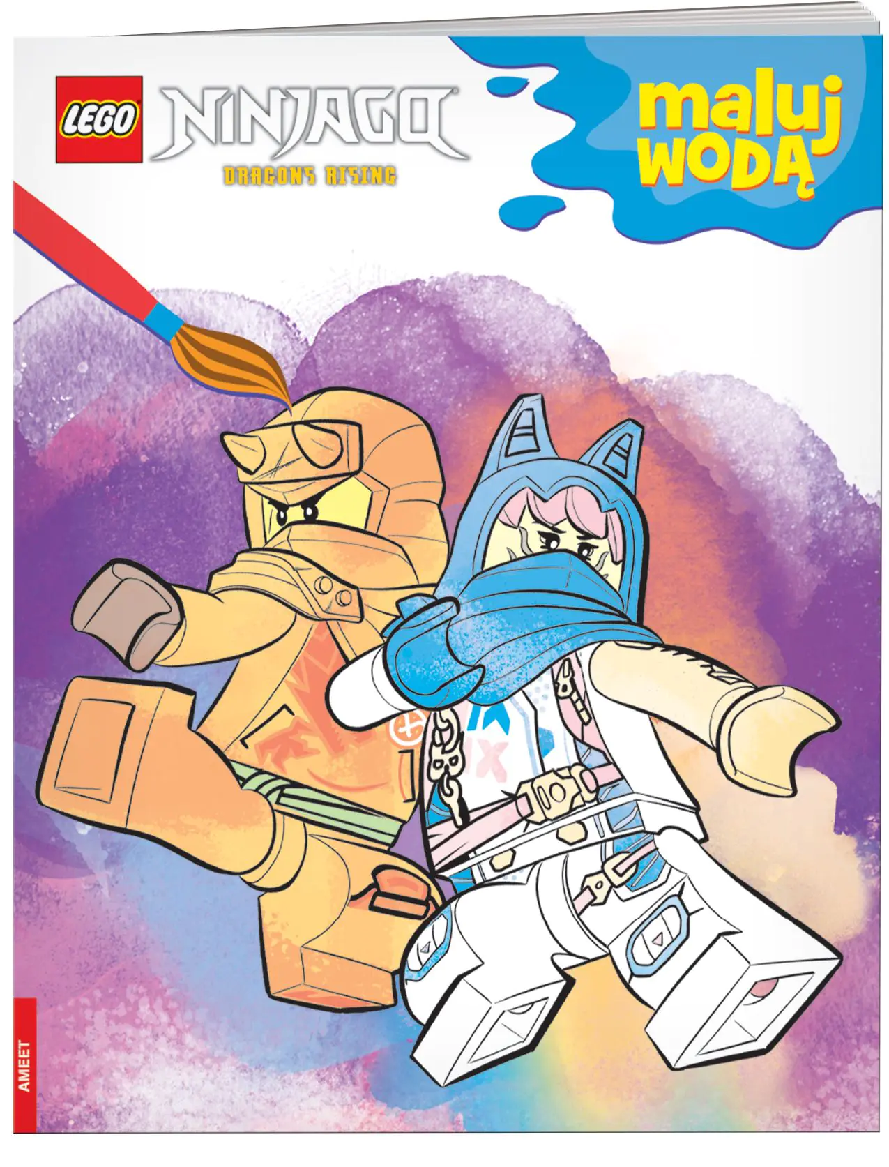 Książka - LEGO Ninjago. Maluj wodą