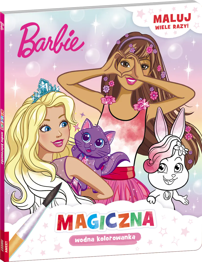 Książka - Mattel Barbie Dreamtopia. Magiczna wodna kolorowanka