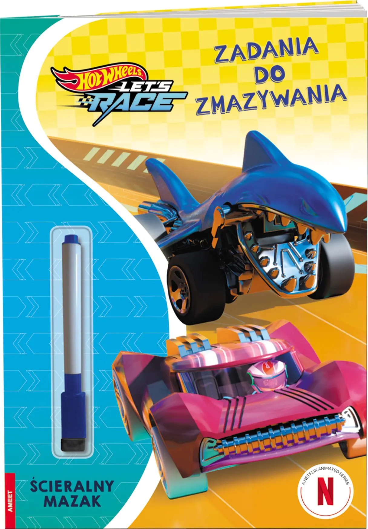 Książka - Hot Wheels. Zadania do zmazywania