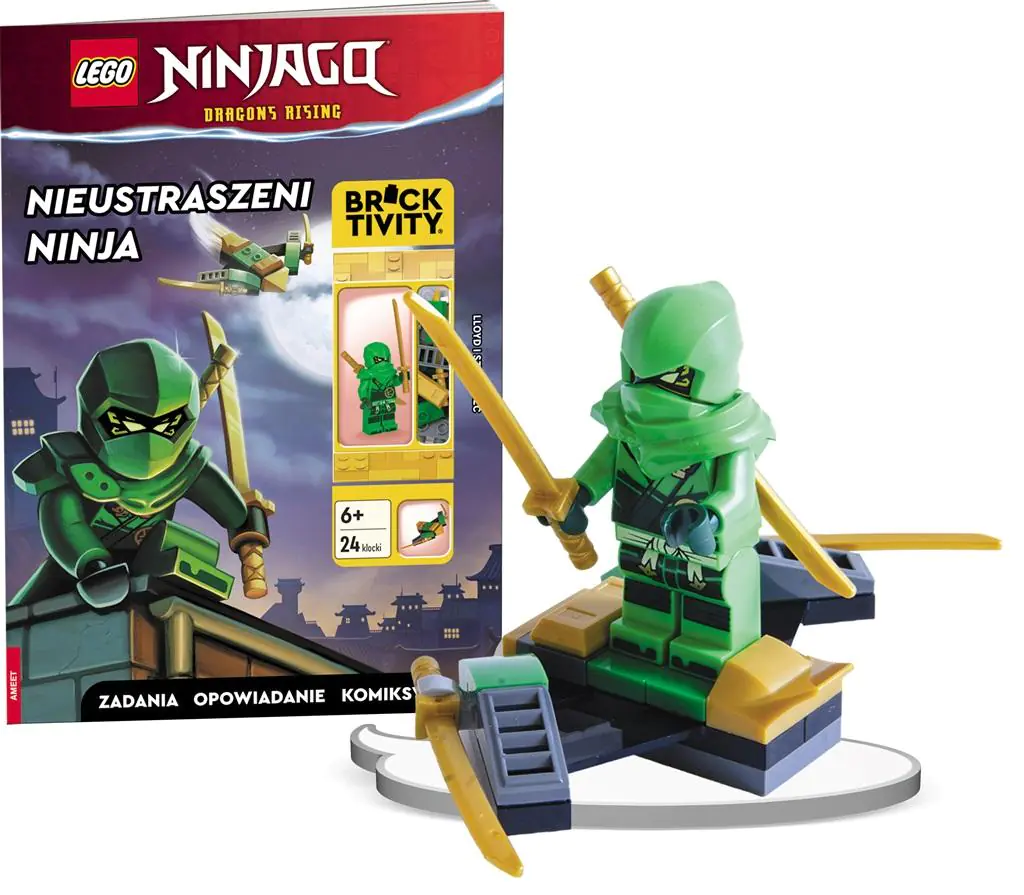 Książka - LEGO NINJAGO. Nieustraszeni ninja