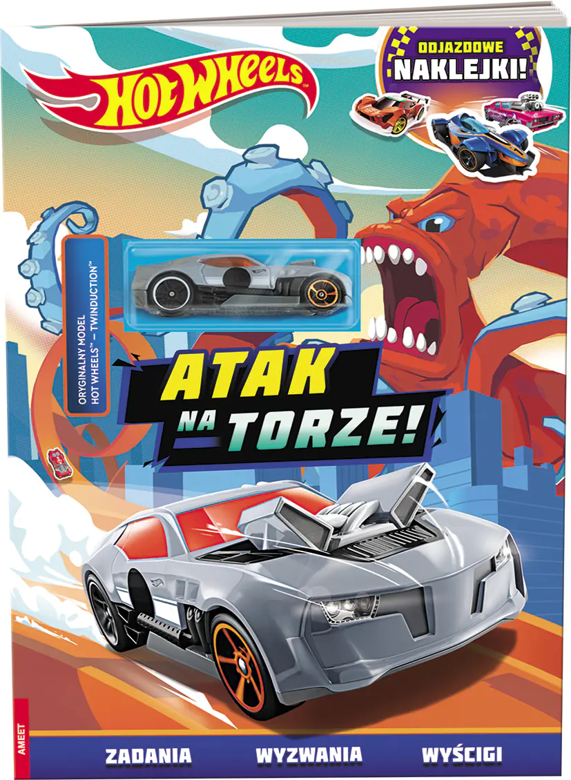 Książka - Hot Wheels. Atak na torze!