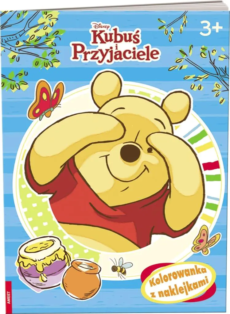 Książka - Kubuś i Przyjaciele. Kolorowanka z naklejkami