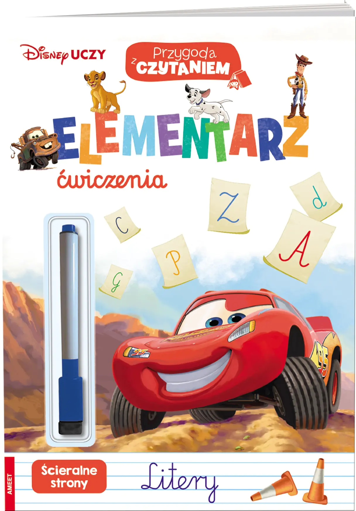 Książka - Disney Uczy. Przygoda z Czytaniem. Elementarz. Ćwiczenia