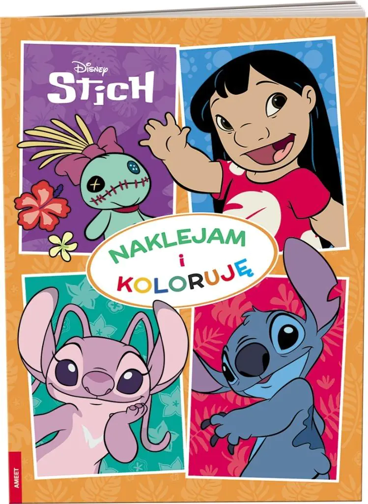 Książka - Stich. Naklejam i koloruję
