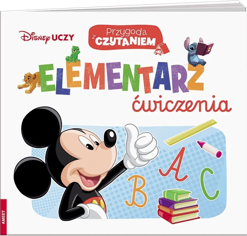 Książka - Disney Uczy. Przygoda z Czytaniem. Elementarz Ćw.