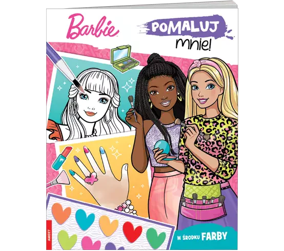 Książka - Barbie. Pomaluj mnie!