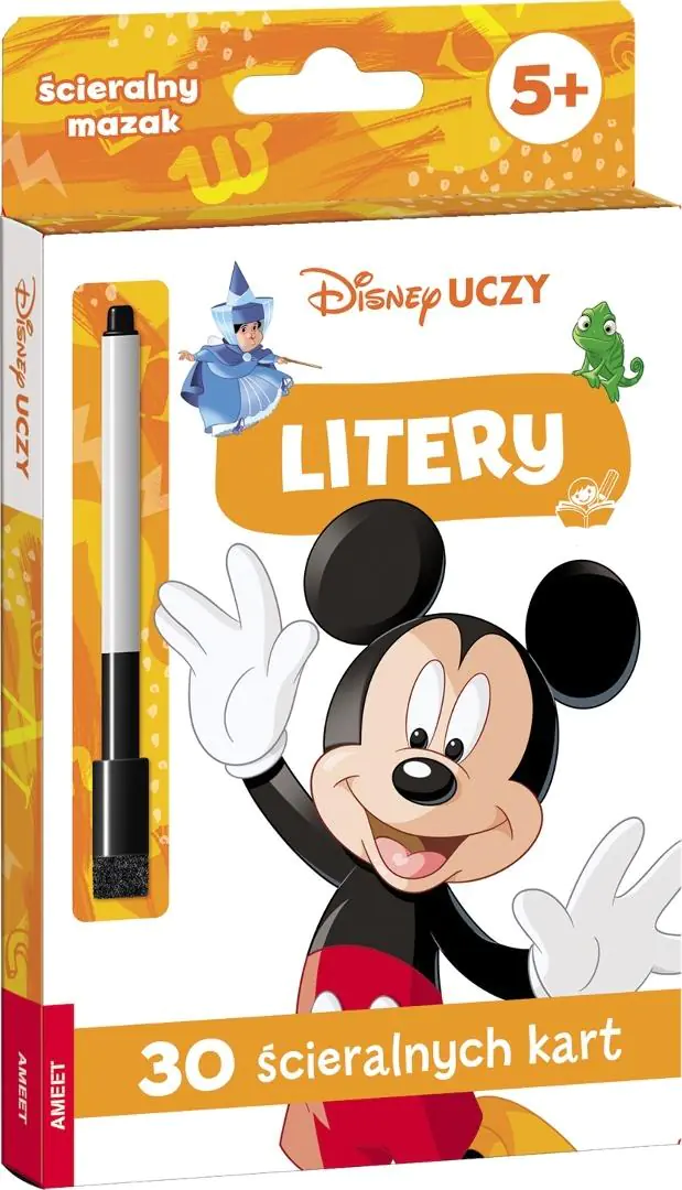Książka - Disney Uczy. Litery. Karty