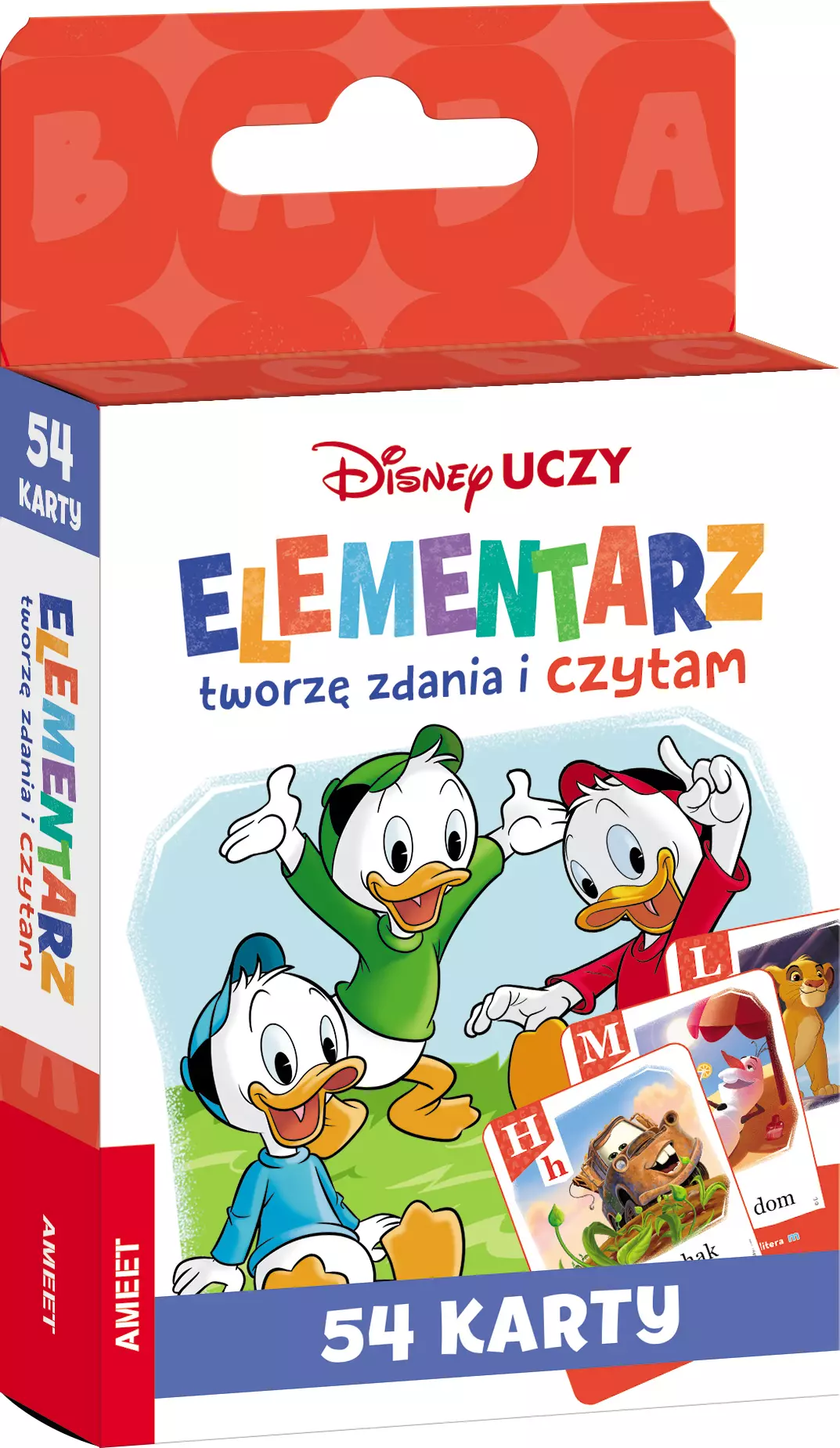 Książka - Disney Uczy. Tworzę zdania i czytam. Karty