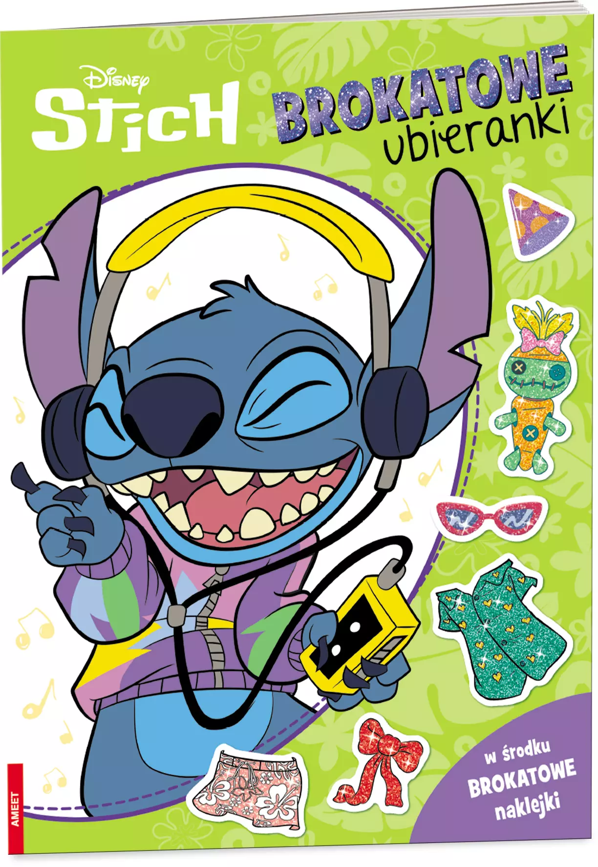 Książka - Stich. Brokatowe Ubieranki