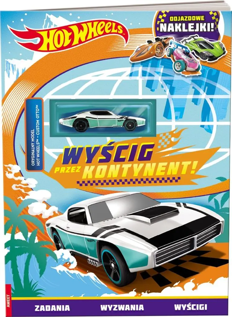Książka - Hot Wheels. Wyścig przez kontynent!