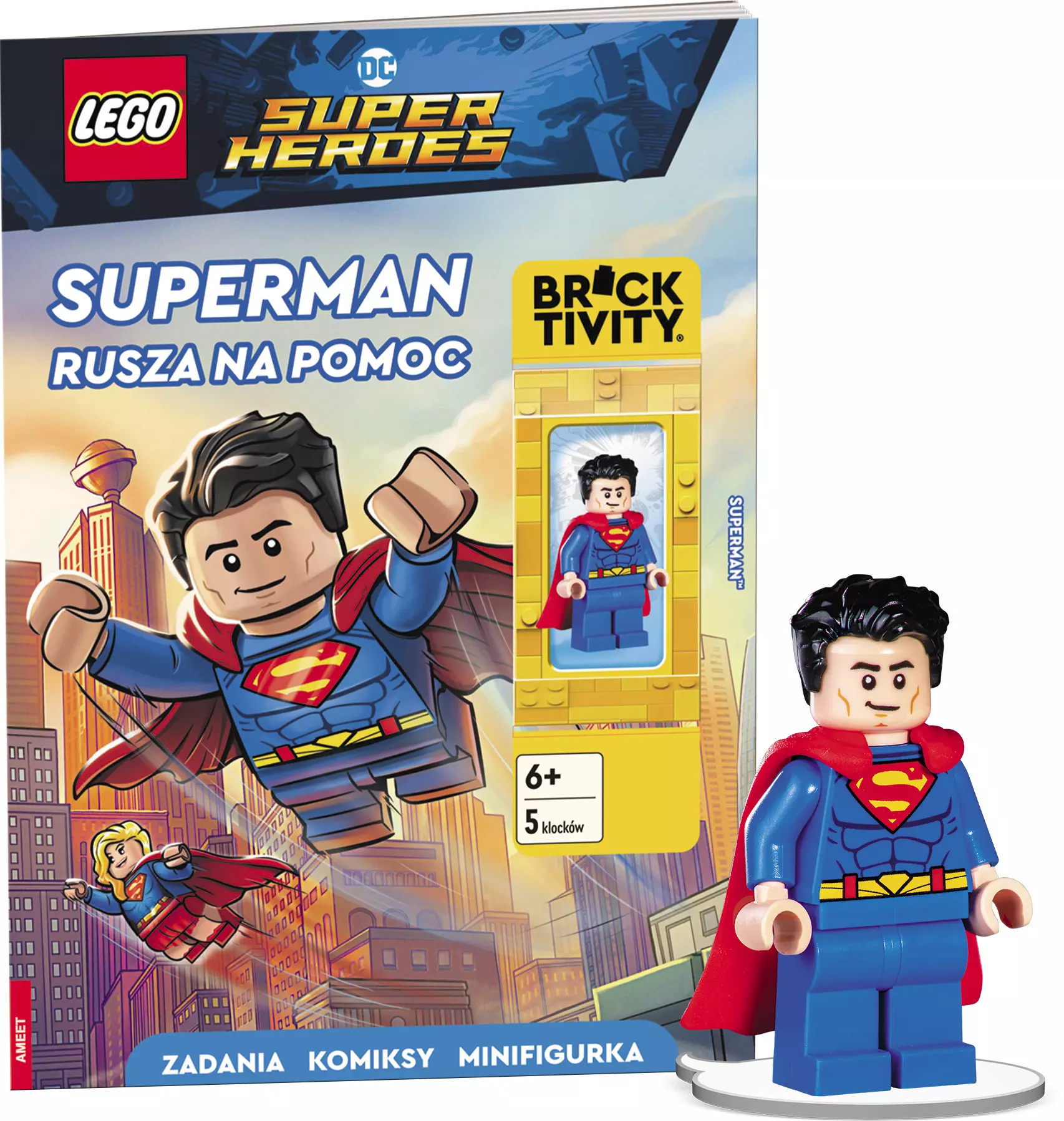 Książka - LEGO DC Super Heroes. Superman rusza na pomoc