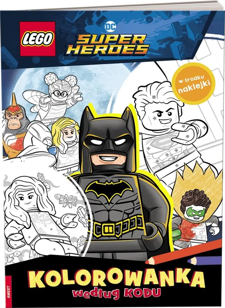 Książka - Lego Dc Comics Super Heroes. Kolorowanka według kodu