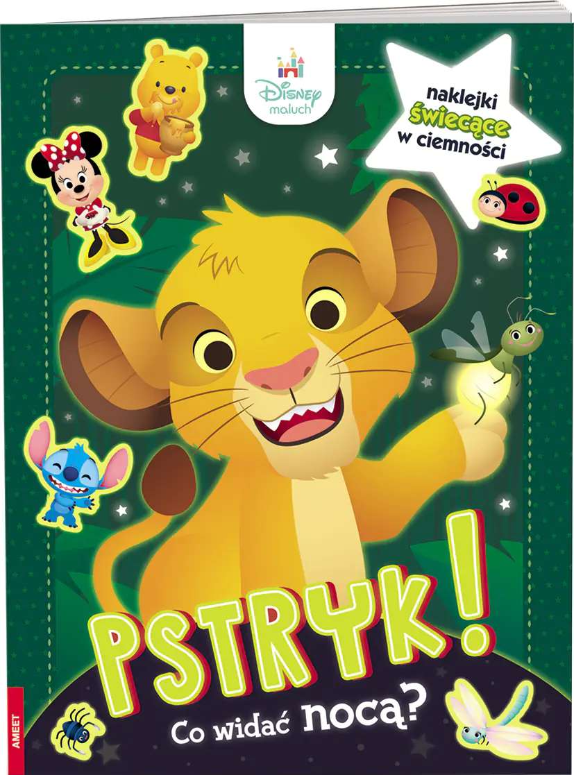 Książka - Disney Maluch. Pstryk! Co widać nocą?