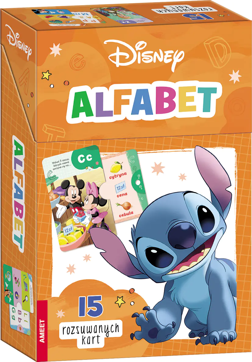 Książka - Disney MIX. Karty Alfabet