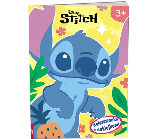 Książka - Disney Stich. Kolorowanka z naklejkami