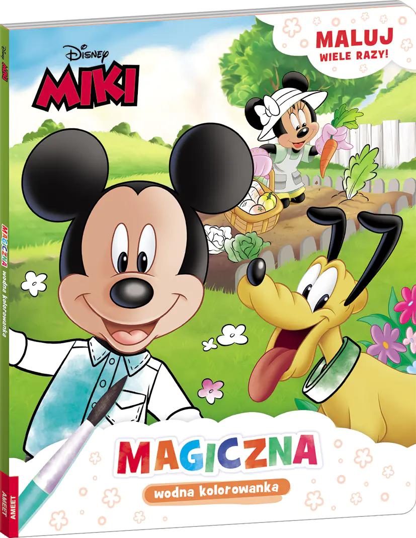 Książka - Disney Miki. Magiczna wodna kolorowanka