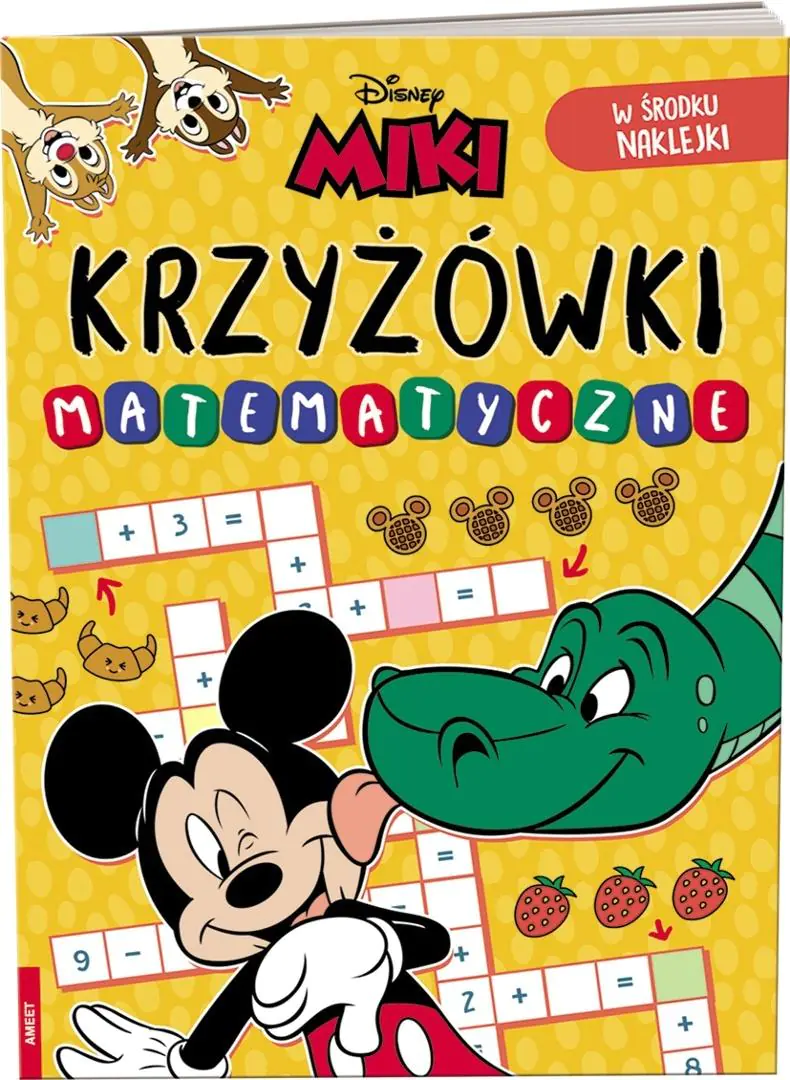 Książka - DISNEY MIKI. KRZYŻÓWKI MATEMATYCZNE