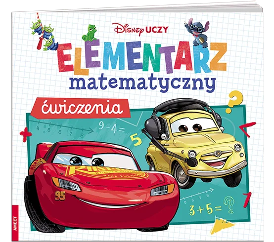 Książka - DISNEY UCZY MIX.  Elementarz matematyczny. Ćwiczenia