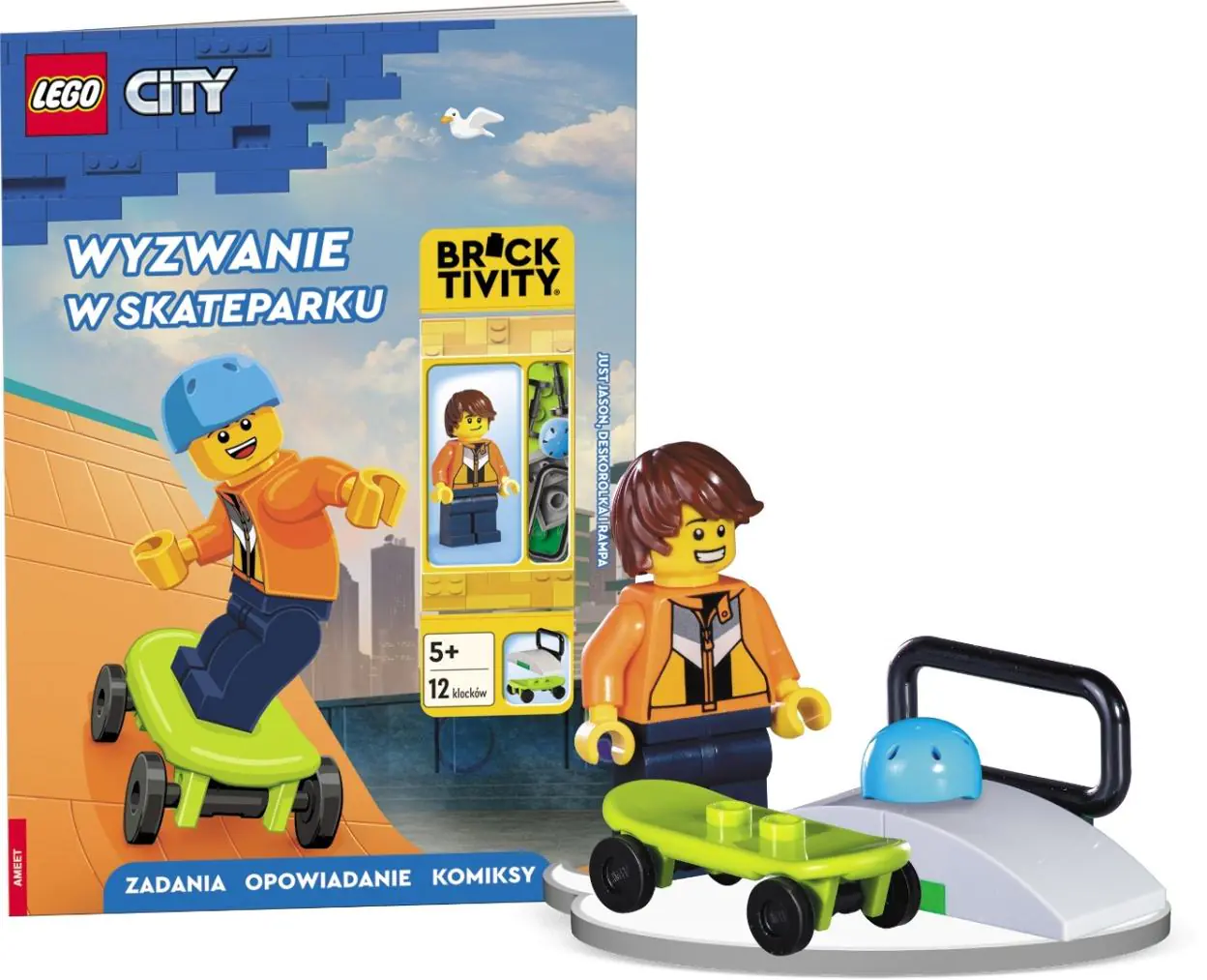 Książka - LEGO CITY. WYZWANIE W SKATEPARKU