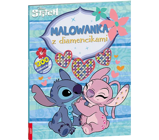 Książka - Disney Stitch. Malowanka z diamencikami