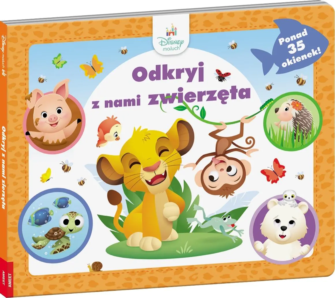 Książka - Disney Maluch Odkryj z nami zwierzęta OK-9204