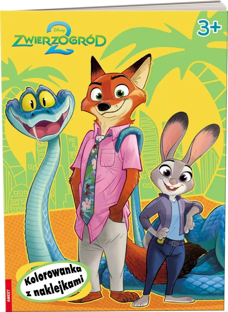 Książka - Disney Zwierzogród 2. Kolorowanka z naklejkami
