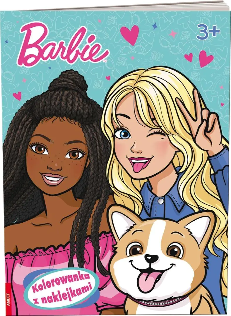Książka - Mattel Barbie. Kolorowanka z naklejkami