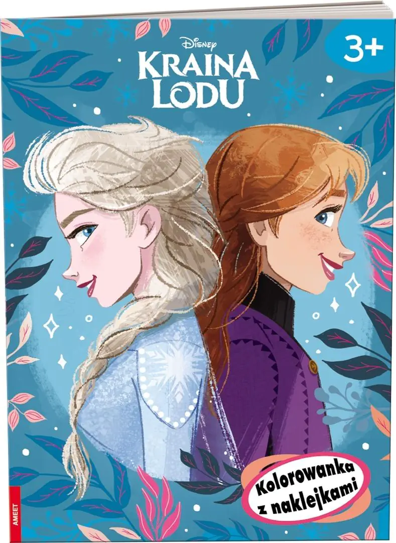 Książka - Disney Kraina Lodu. Kolorowanka z naklejkami