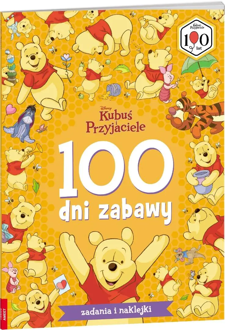 Książka - Disney Kubuś i przyjaciele.  100 dni zabawy