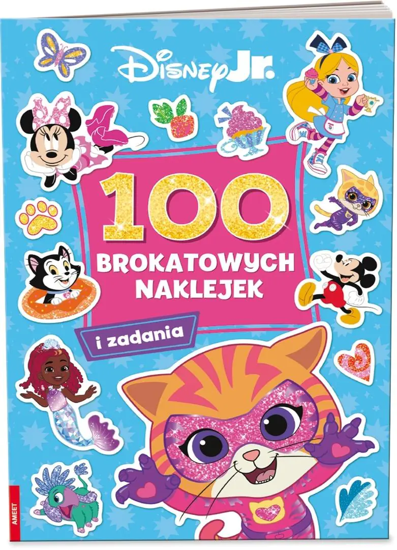 Książka - Disney MIX. 100 brokatowych naklejek