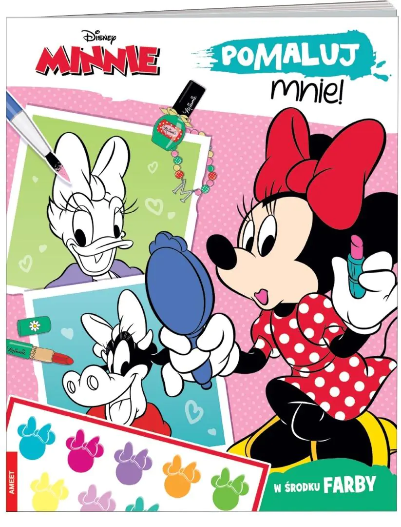 Książka - Disney Minnie. Pomaluj mnie