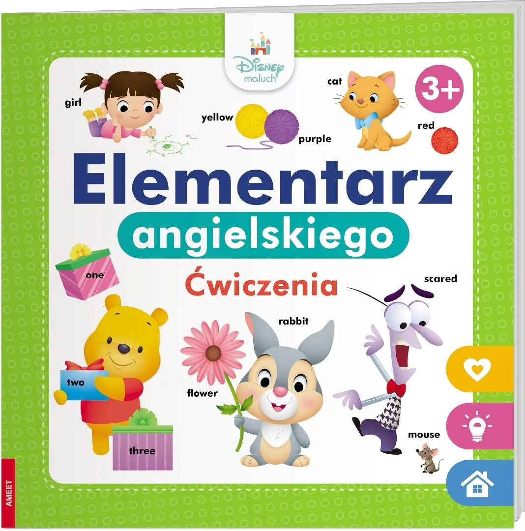 Książka - Disney Maluch Elementarz angielskiego ćwiczenia HOP-9207
