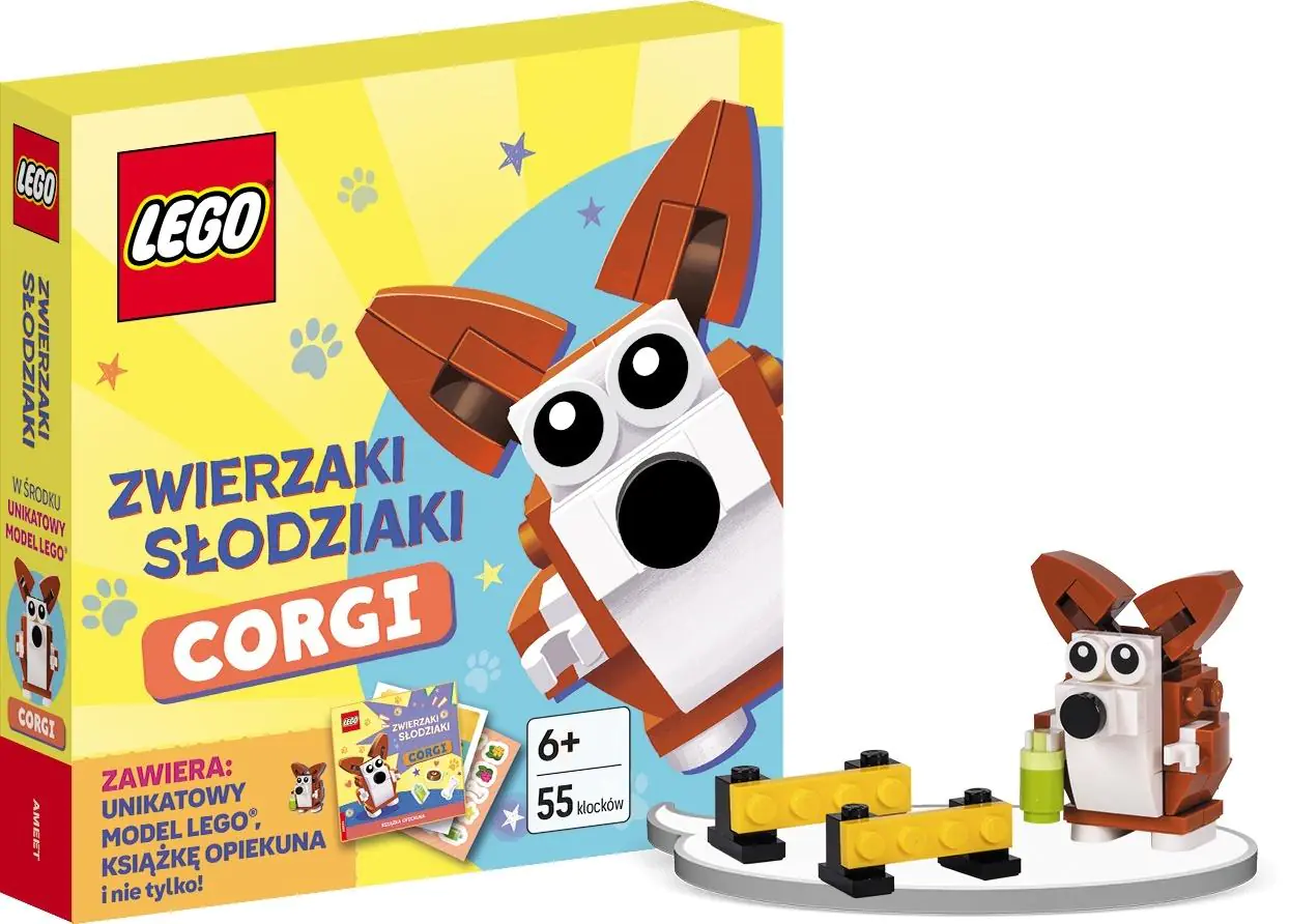 Książka - LEGO Master Brand. Zwierzaki Słodziaki. Corgi
