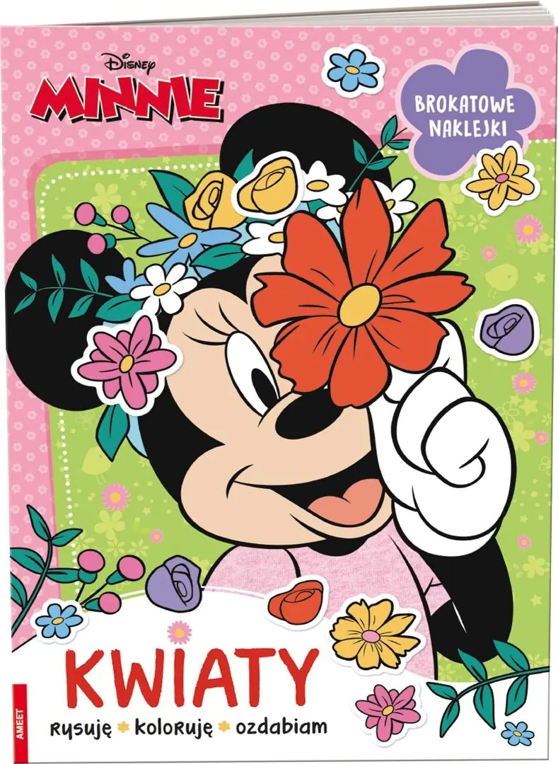 Książka - Disney Minnie.  Kwiaty
