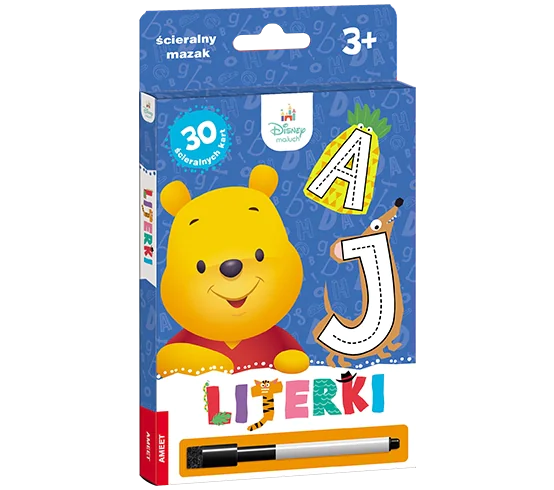 Książka - Disney Maluch. Literki. Karty