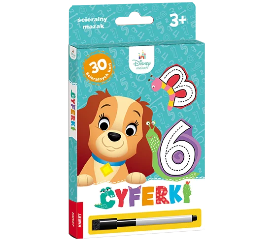 Książka - Disney Maluch. Cyferki. Karty