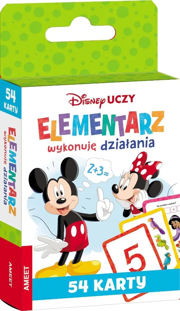 Książka - Disney uczy Elementarz wykonuję działania karty UEK-9303