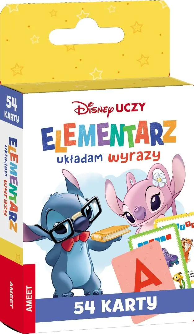 Książka - Disney uczy Układam wyrazy karty 6+ UEK-9304