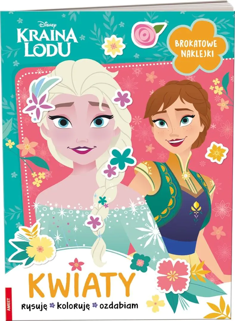 Książka - Disney Kraina Lodu.  Kwiaty