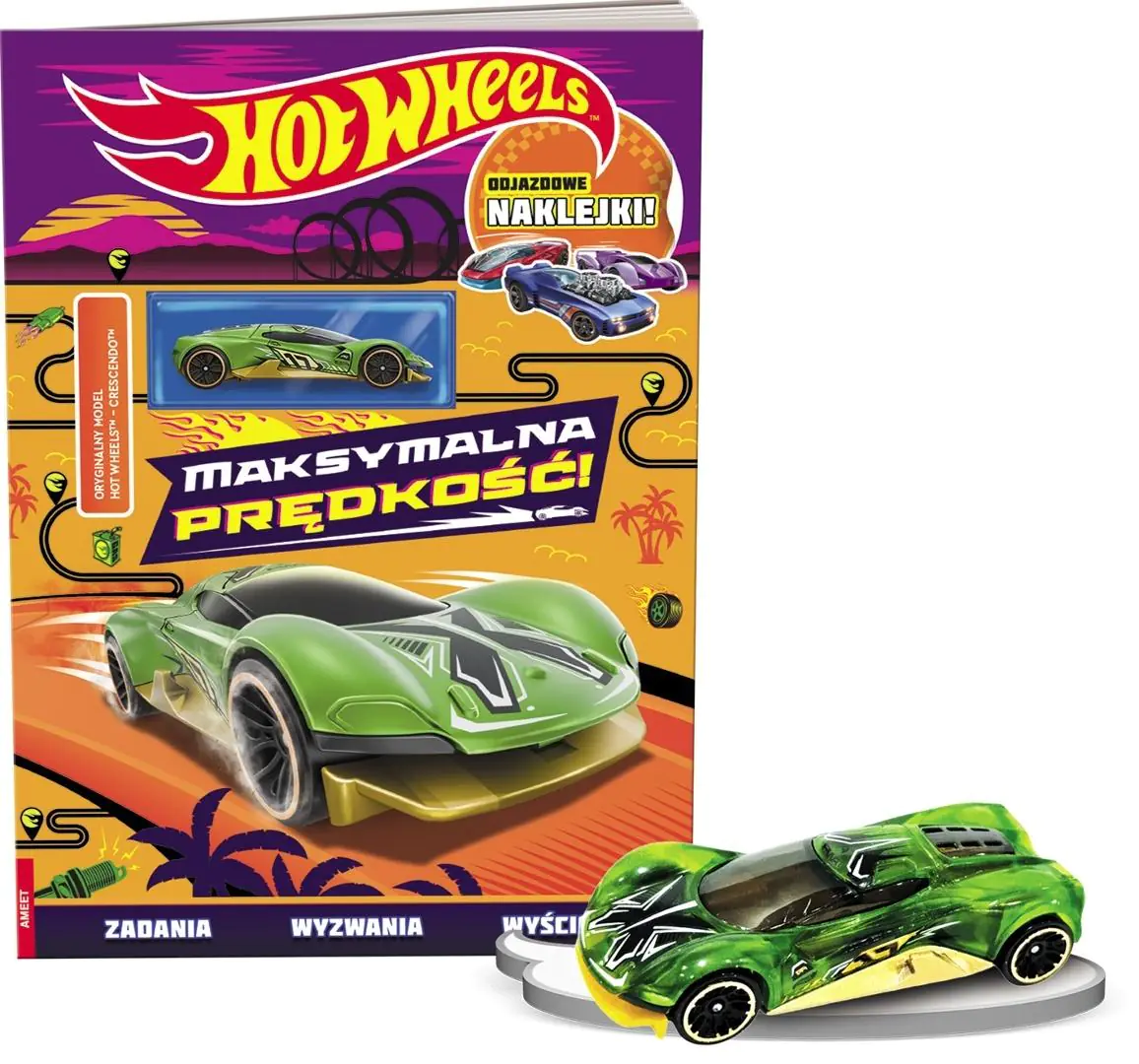 Książka - MATTEL HOT WHEELS.  MAKSYMALNA PRĘDKOŚĆ!