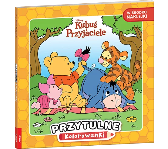 Książka - Disney Kubuś i przyjaciele. Przytulne kolorowanki