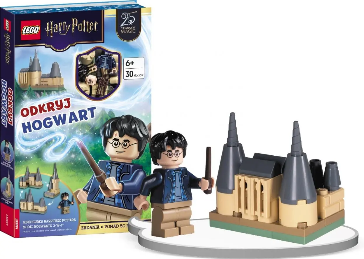 Książka - Lego Harry Potter Oodkryj Hogwart SQB-6401