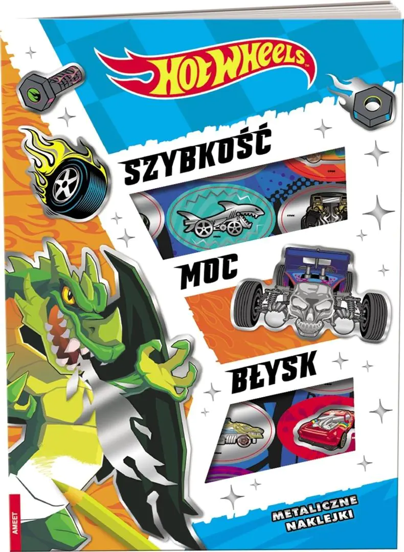 Książka - Mattel Hot Wheels Szybkość moc błysk KOLS-1601