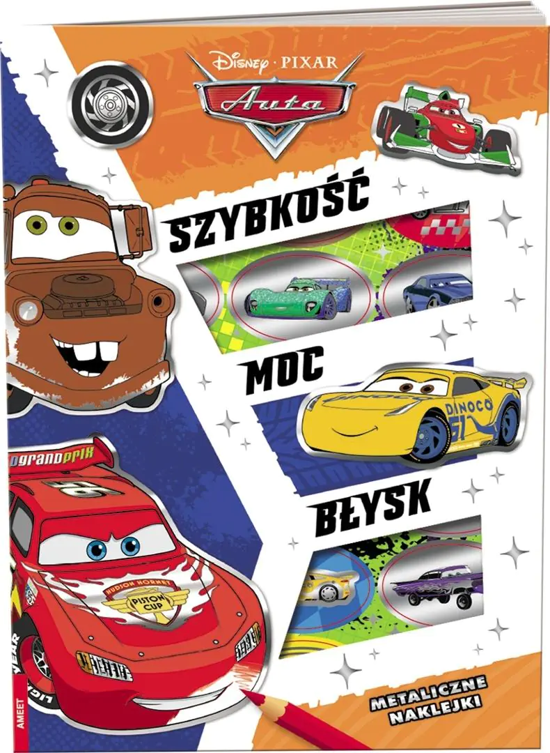 Książka - Disney Pixar Auta Szybkość moc błysk KOLS-9101