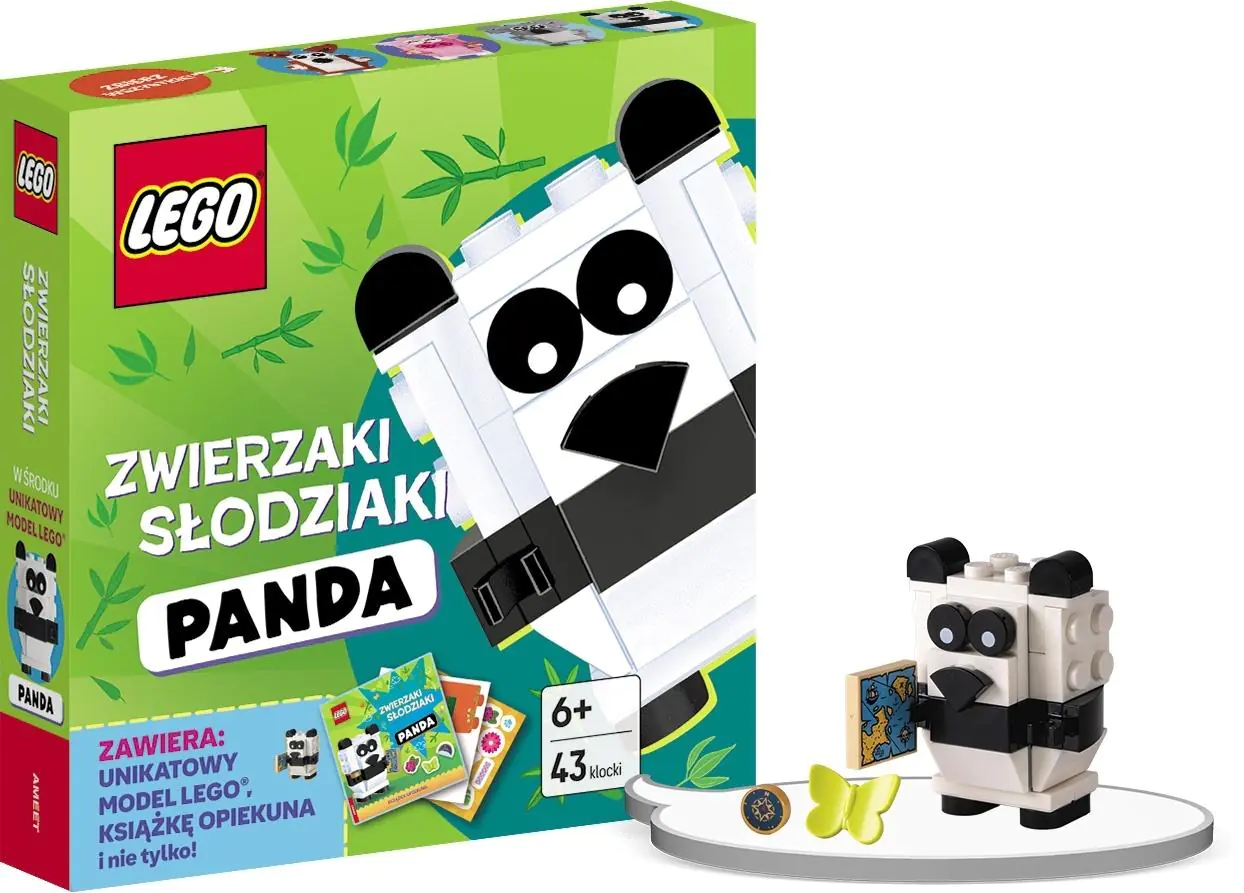 Książka - LEGO Master Brand. Zwierzaki Słodziaki. Panda