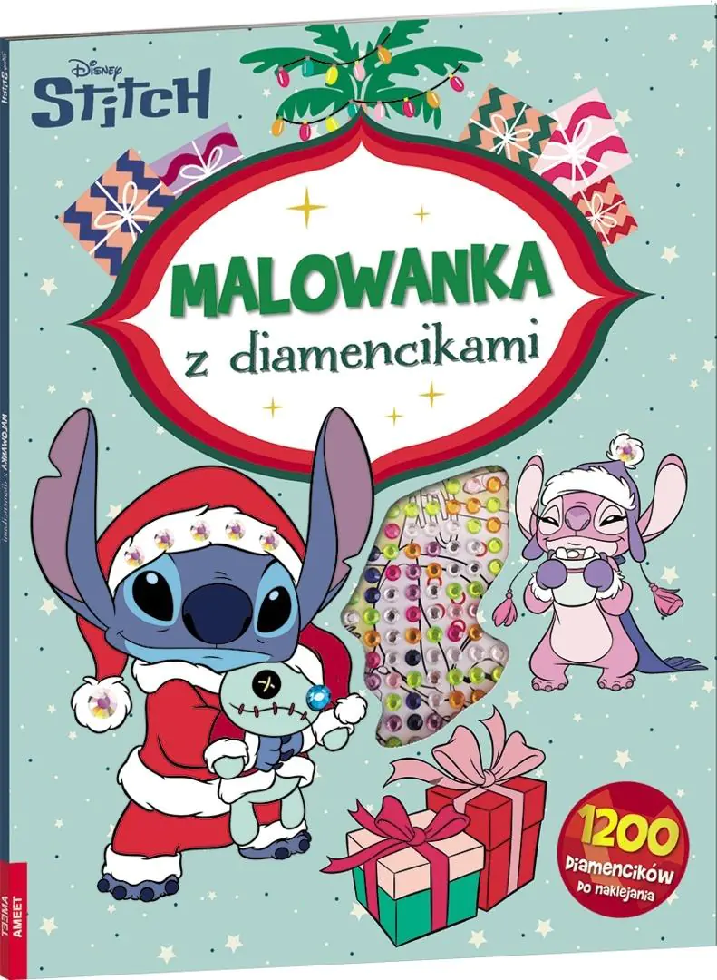 Książka - Disney Stitch. Malowanka z diamencikami
